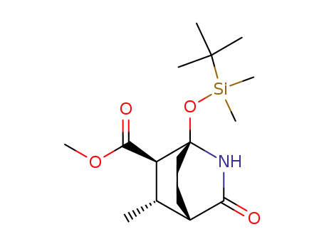 (1S,4S,5S,6R)-1-(tert-Butyl-dimethyl-silanyloxy)-5-methyl-3-oxo-2-aza-bicyclo[2.2.2]octane-6-carboxylic acid methyl ester