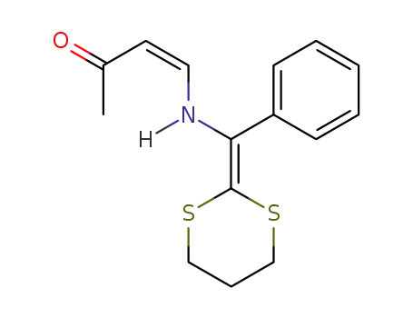 (Z)-N-(4-(but-3-en-2-onyl))-(2-(1,3-dithianylidene))-phenylmethylamine