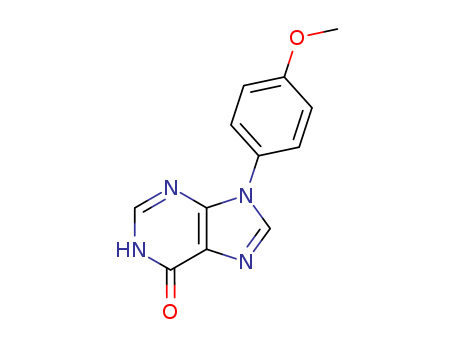 6H-Purin-6-one,1,9-dihydro-9-(4-methoxyphenyl)-