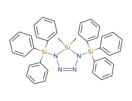 5,5-Dimethyl-1,4-bis(triphenylsilyl)-1,2,3,4-tetraaza-5-sila-2-cyclopenten
