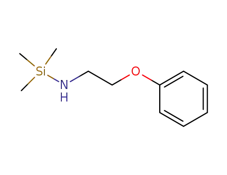 Molecular Structure of 16654-69-6 (N-(2-Phenoxyethyl)trimethylsilylamine)