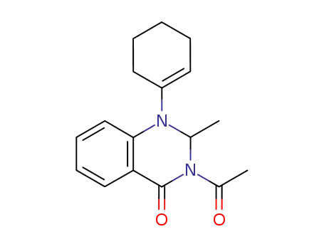 3-acetyl-1-(1-cyclohexenyl)-2-methyl-1,2,3,4-tetrahydroquinazolin-4-one
