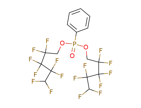 Molecular Structure of 17792-50-6 (Phenyl-phosphonic acid bis-(2,2,3,3,4,4,5,5-octafluoro-pentyl) ester)