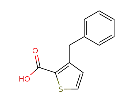 Molecular Structure of 27921-50-2 (3-benzylthiophene-2-carboxylic acid)