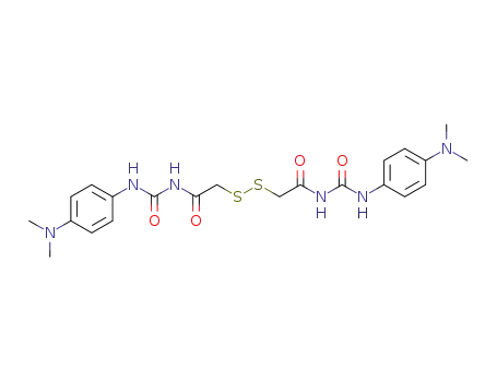 Acetamide,
2,2'-dithiobis[N-[[[4-(dimethylamino)phenyl]amino]carbonyl]-