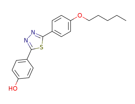 4-[5-(4-Pentyloxy-phenyl)-[1,3,4]thiadiazol-2-yl]-phenol