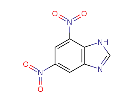 Molecular Structure of 32046-80-3 (1H-Benzimidazole, 4,6-dinitro-)