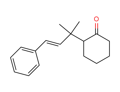 Cyclohexanone, 2-(1,1-dimethyl-3-phenyl-2-propenyl)-