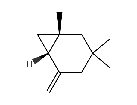 Molecular Structure of 59819-74-8 (Bicyclo[4.1.0]heptane, 1,3,3-trimethyl-5-methylene-)