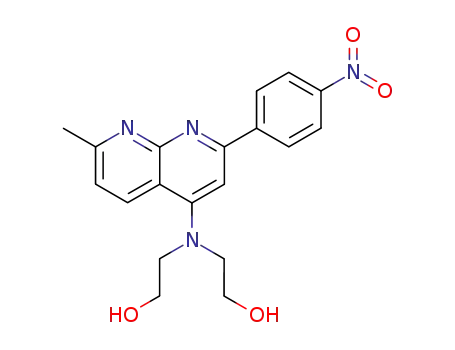 Ethanol, 2,2'-[[7-methyl-2-(4-nitrophenyl)-1,8-naphthyridin-4-yl]imino]bis-