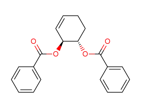 Molecular Structure of 89966-40-5 (3-Cyclohexene-1,2-diol, dibenzoate, trans-)