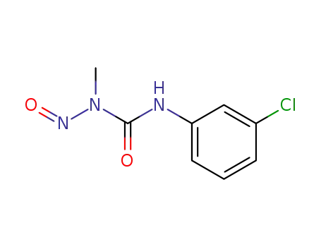 Molecular Structure of 21562-02-7 (3-(3-chlorophenyl)-1-methyl-1-nitrosourea)