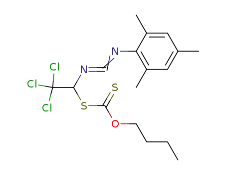 N-1-(butoxythiocarbonylthio)-2,2,2-trichloroethyl-N'-2,4,6-trimethylphenylcarbodiimide