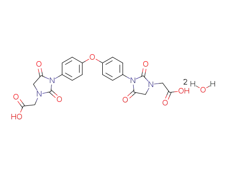 4,4'-Bis(1-carboxymethyl-3-hydantoinyl)diphenyl oxide dihydrate