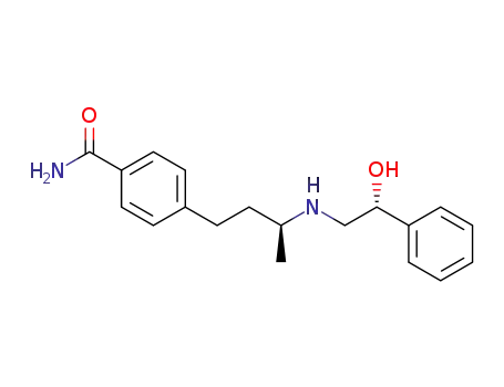 Molecular Structure of 74249-07-3 (4-(3-((2-hydroxy-2-phenethyl)amino)butyl)benzamide)