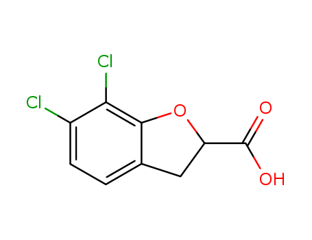 6,7-Dichloro-2,3-dihydrobenzofuran-2-carboxylic acid