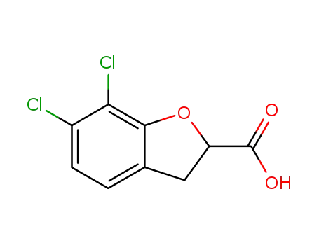 6,7-dichloro-2,3-dihydrobenzofuran-2-carboxylic Acid