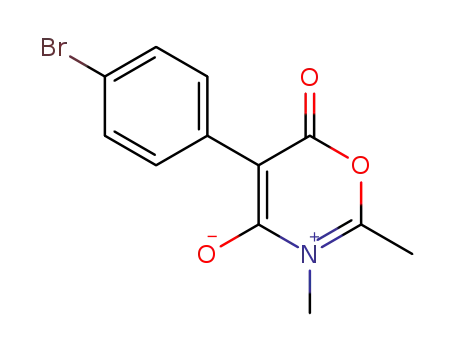 5-(4-bromo-phenyl)-2,3-dimethyl-4,6-dioxo-5,6-dihydro-4<i>H</i>-[1,3]oxazinium betaine