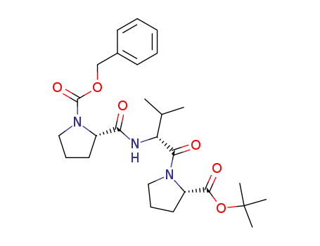Molecular Structure of 104944-22-1 (Z-S-Pro-R-Val-S-Pro-OtBu)