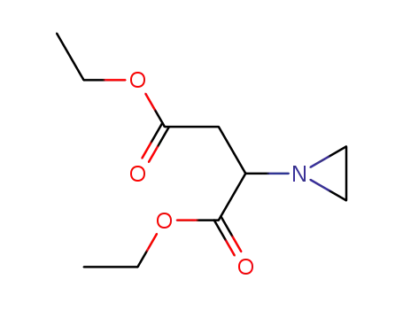 Molecular Structure of 1137-24-2 (diethyl 2-(aziridin-1-yl)butanedioate)