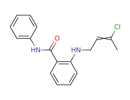 Molecular Structure of 103597-67-7 (Benzamide, 2-[(3-chloro-2-butenyl)amino]-N-phenyl-)