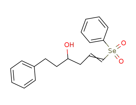 Molecular Structure of 88842-07-3 (Benzenepropanol, a-[3-(phenylselenonyl)-2-propenyl]-)