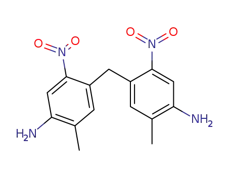 Molecular Structure of 35112-57-3 (4,4'-diamino-5,5'-dimethyl-2,2'-dinitrodiphenylmethane)