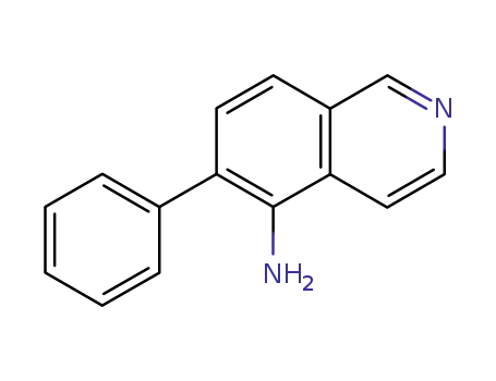 Molecular Structure of 109571-88-2 (6-Phenyl-isoquinolin-5-ylamine)