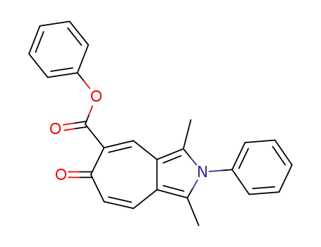 1,3-Dimethyl-6-oxo-2-phenyl-2,6-dihydro-cyclohepta[c]pyrrole-5-carboxylic acid phenyl ester