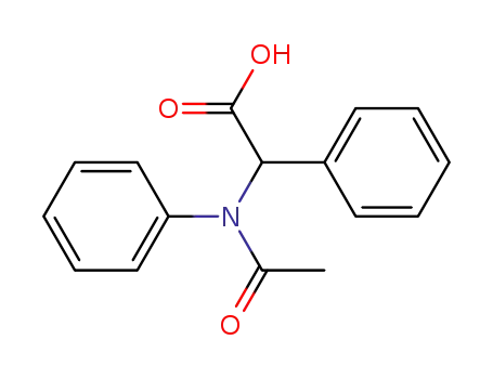 Benzeneacetic acid, a-(acetylphenylamino)-