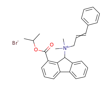 cinnamyl-(1-isopropoxycarbonylfluoren-9-yl)dimethylammonium bromide