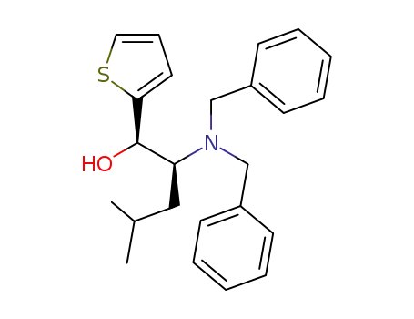 (1R,2S)-2-Dibenzylamino-4-methyl-1-thiophen-2-yl-pentan-1-ol