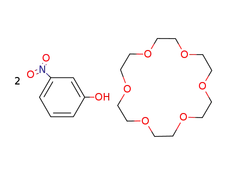 1,4,7,10,13,16-Hexaoxa-cyclooctadecane; compound with 3-nitro-phenol
