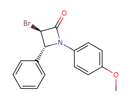 trans-bromo-1-p-methoxyphenyl-4-phenyl-2-azetidinone