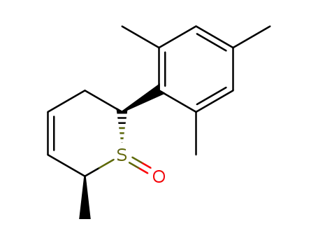 trans-2-methyl-trans-6-(2,4,6-trimethylphenyl)-5,6-dihydro-2H-thiopyran S-oxide