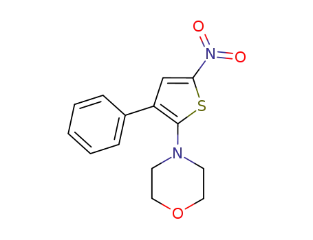 Morpholine, 4-(5-nitro-3-phenyl-2-thienyl)-