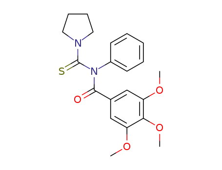 3,4,5-Trimethoxy-N-phenyl-N-(pyrrolidine-1-carbothioyl)-benzamide