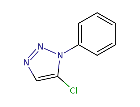 Molecular Structure of 51039-48-6 (1H-1,2,3-Triazole, 5-chloro-1-phenyl-)