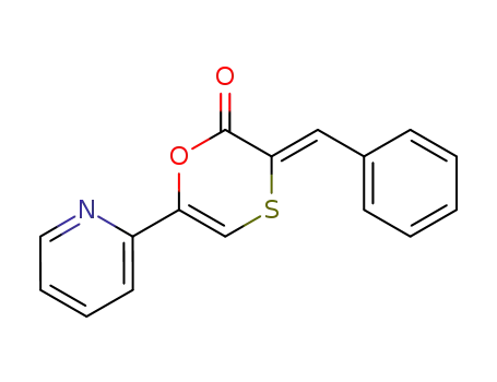 3-[1-Phenyl-meth-(Z)-ylidene]-6-pyridin-2-yl-[1,4]oxathiin-2-one