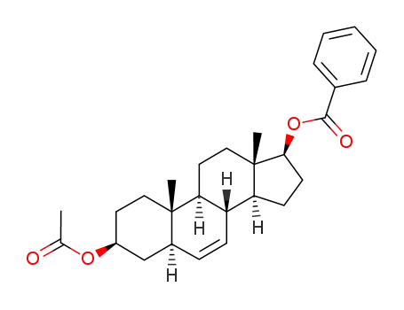 5α-androst-6-ene-3β,17β-diol 3-acetate 17-benzoate