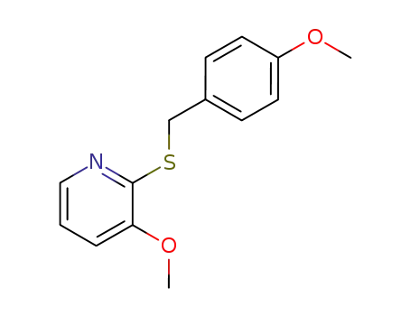 3-methoxy-2-(4-methoxybenzylthio)pyridine