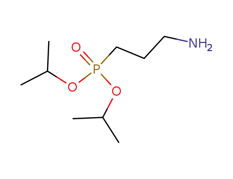 Molecular Structure of 53253-56-8 (Phosphonic acid, (3-aminopropyl)-, bis(1-methylethyl) ester)