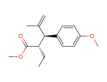 (2S,3S)-2-Ethyl-3-(4-methoxy-phenyl)-4-methyl-pent-4-enoic acid methyl ester