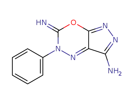 3-Imino-2-phenyl-2,3-dihydro-pyrazolo[4,3-e][1,3,4]oxadiazin-7-ylamine