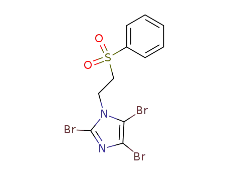1H-Imidazole, 2,4,5-tribromo-1-[2-(phenylsulfonyl)ethyl]-