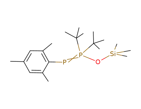 Phosphorane,
bis(1,1-dimethylethyl)[(2,4,6-trimethylphenyl)phosphinidene][(trimethylsil
yl)oxy]-