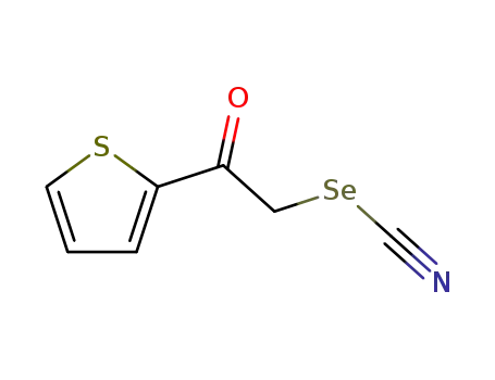 Molecular Structure of 119897-93-7 (2-selenocyanato-1-(thiophen-2-yl)ethanone)