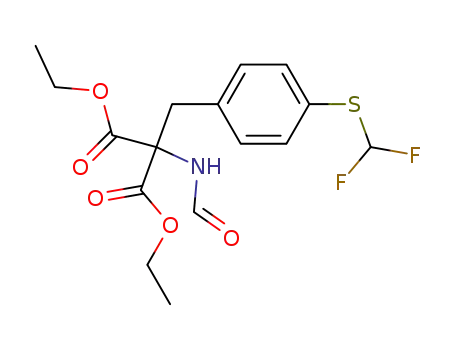 2-(4-Difluoromethylsulfanyl-benzyl)-2-formylamino-malonic acid diethyl ester