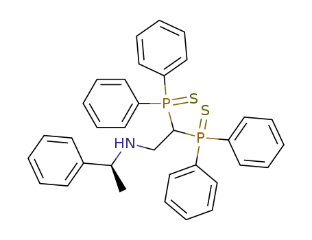 Benzenemethanamine,
N-[2,2-bis(diphenylphosphinothioyl)ethyl]-a-methyl-, (S)-