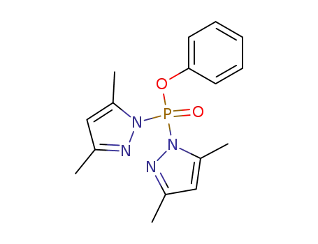 Molecular Structure of 87024-09-7 (O-phenylphosphoric acid bis(3,5-dimethyl)pyrazolide)